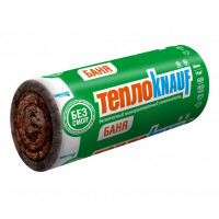 Утеплитель ТеплоКнауф Баня 1200x12500x50 мм (2 мата/15м2/0,75м3)