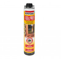 Монтажная пена пистолетная Саудал (Soudal PRO) летняя 750 мл