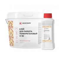 Клей полиуретановый 2К ecoroom PU-90 для паркета 10 кг