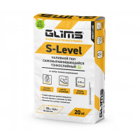 Наливной пол Glims-S-Level тонкослойный 20 кг